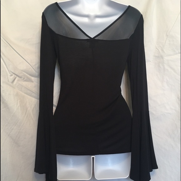 Venus Embroidered Bell Sleeve Top - Picture 2 of 4